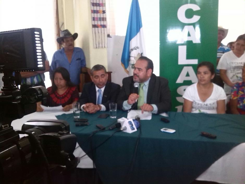 Representantes de las comunidades de San Pedro Ayampuc y San Jos&eacute; del Golfo, as&iacute; como miembros del Centro de acci&oacute;n legal-ambiental y social de Guatemala (CALAS), pidieron que se cumpla el fallo de la CSJ.