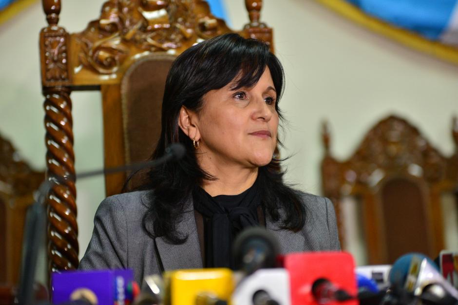 Gloria Porras, presidenta de la CC. (Foto: Archivo/Soy502)