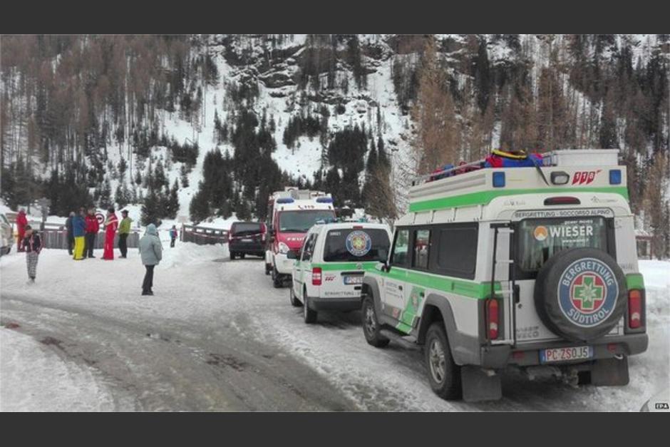 Seis esquiadores&nbsp;mueren tras avalancha en el Monte Nevoso de los Alpes italianos. (Foto: BBC)
