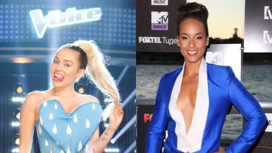 Miley Cyrus y Alicia Keys formar&aacute;n parte del jurado de "The Voice". (Foto:&nbsp;@Milenio/Twitter)