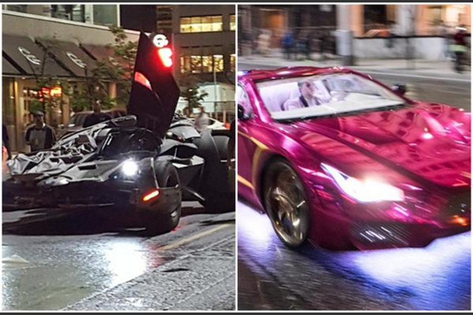 Filtran algunas escenas del "Batim&oacute;vil" en la filmaci&oacute;n de la pel&iacute;cula Escuadr&oacute;n Suicida.