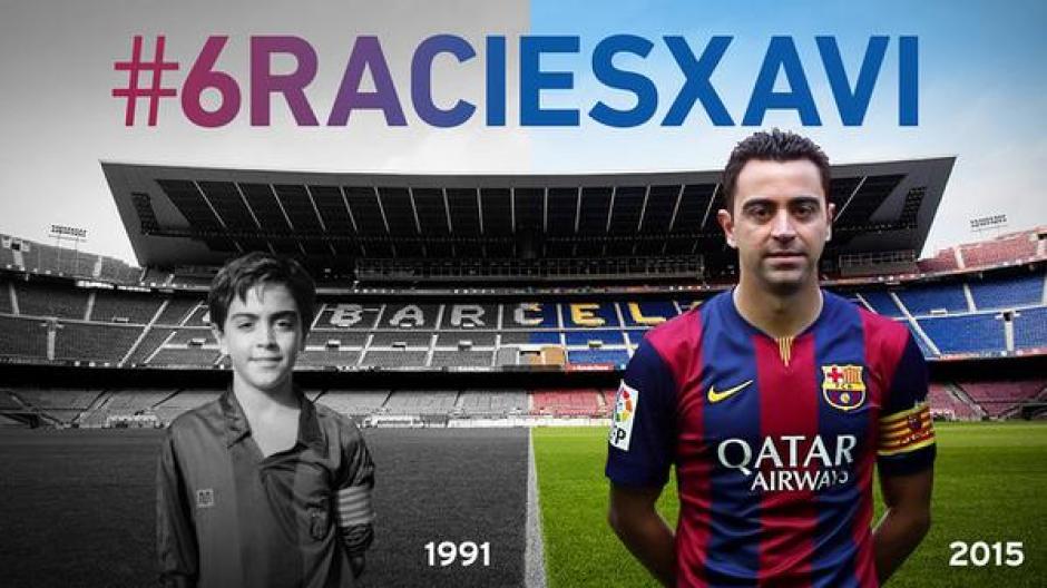 Xavi Hern&aacute;ndez, dijo adi&oacute;s, tras 17 a&ntilde;os con el FC Barcelona. (Foto: FC Barcelona)