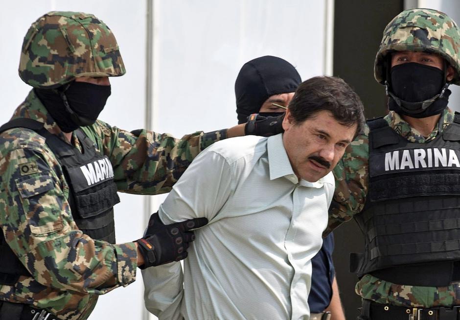 Joaqu&iacute;n "El Chapo" Guzm&aacute;n al momento de su captura. (Foto: elnacional.com.do)