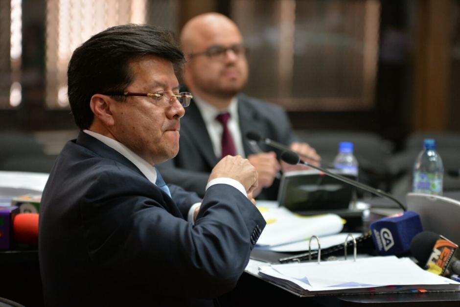 El magistrado Douglas Charchal fue citado este jueves al juzgado. (Foto: Wilder L&oacute;pez/Soy502) 