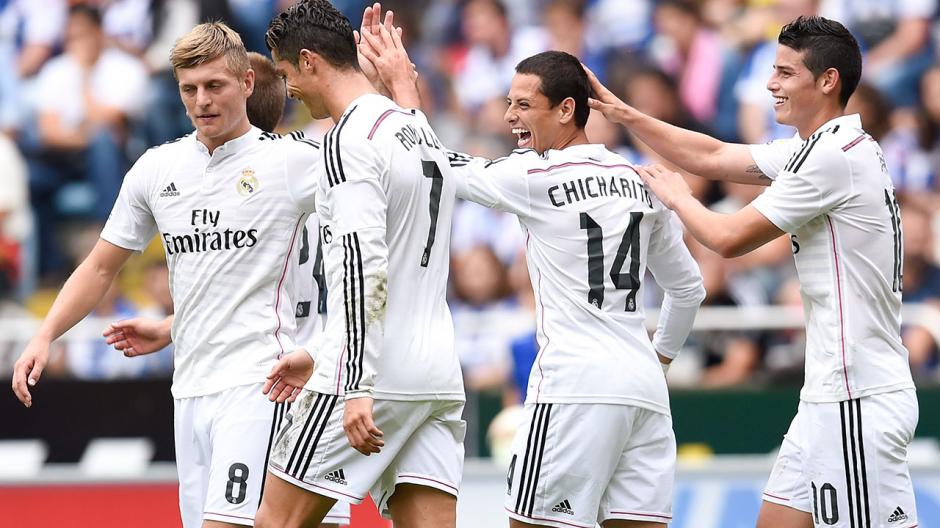 El mexicano tiene 320 minutos jugados en toda la temporada con el Real Madrid. (Foto: AFP)&nbsp;