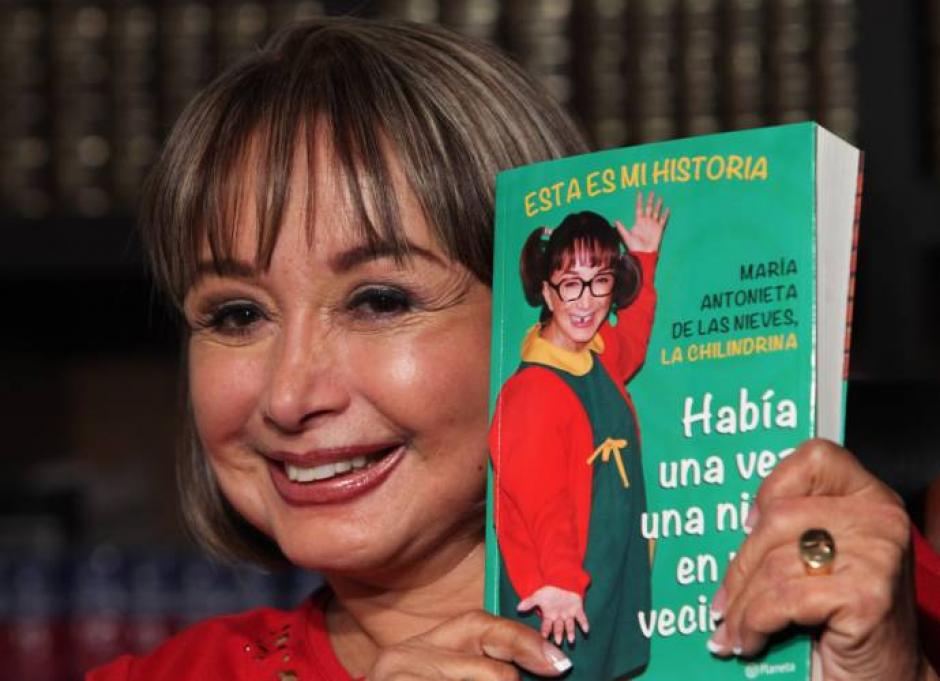 La "Chilindrina" present&oacute; su libro "Hab&iacute;a una vez una ni&ntilde;a en la vecindad", donde recoge los m&aacute;s &iacute;ntimos momentos de su carrera. (Foto: Sipse.com)