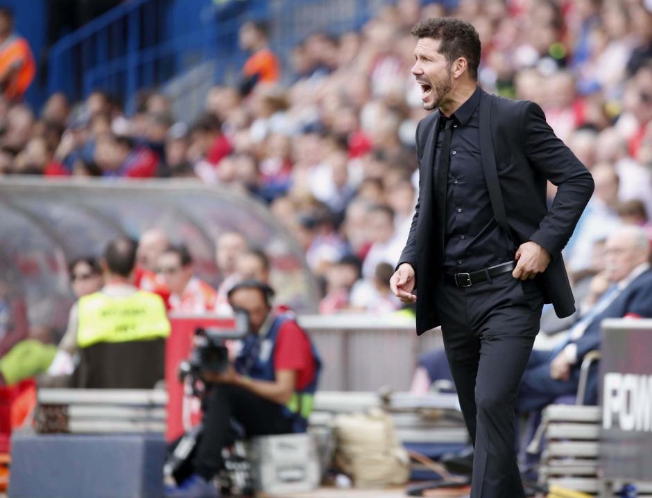 Diego Simeone es una insignia en Atl&eacute;tico de Madrid, fue como jugador y ahora como entrenador. (Foto: EFE)