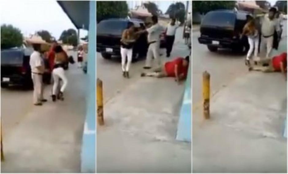 Una mujer somete a un presunto ladrón y es bautizada en las redes como #LadyNoqueadora. (Foto: captura de youtube)