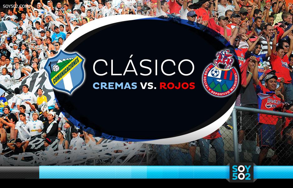 Se disputa el Cl&aacute;sico 278 entre Municipal y Comunicaciones, en el estadio del Tr&eacute;bol.