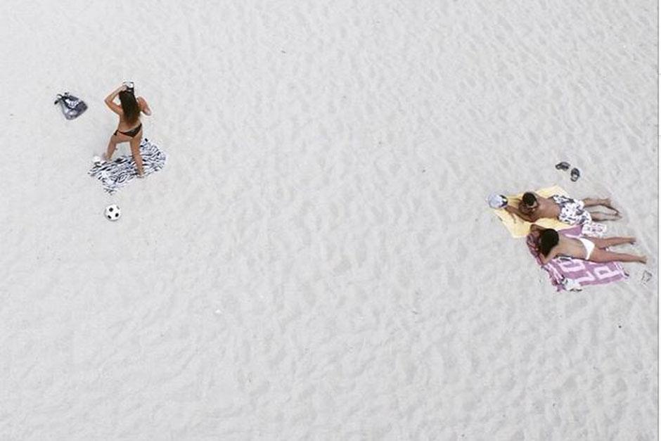 Romani estuvo en Miami y aprovech&oacute; para fotografiarse desde las alturas. (Foto: televicentro.hn)