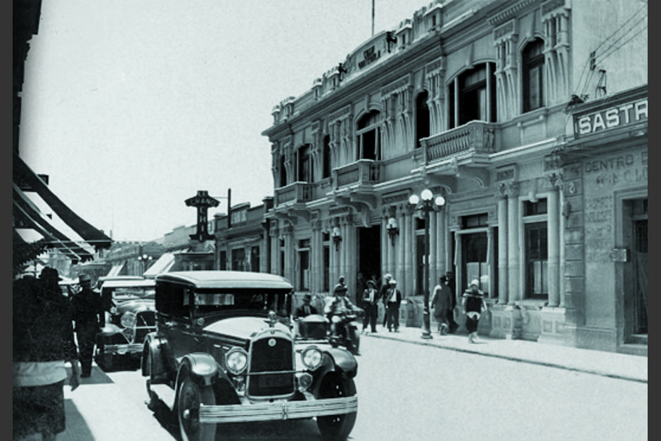 La fachada del antiguo Club Guatemala, ubicado en la séptima avenida y 12 calle de la zona 1. (Foto: cortesía de Grupo Progreso)