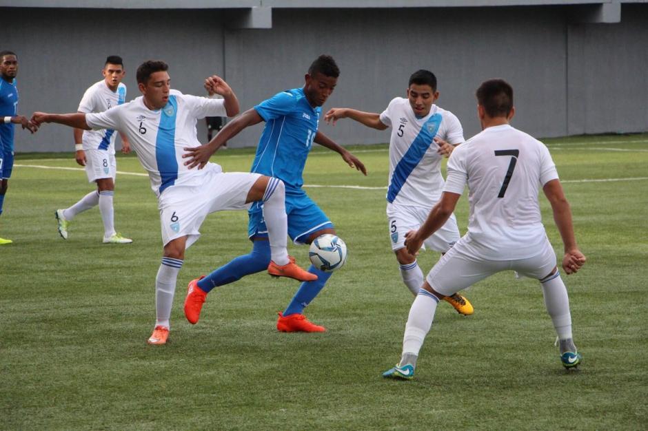 La Selecci&oacute;n Sub20 de Guatemala empat&oacute; 2-2 frente a su similar de Honduras en el premundial de Panam&aacute;. (Foto: Fedefut)
