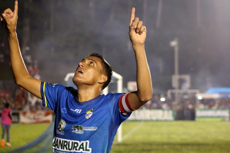 El hondure&ntilde;o nacionalizado guatemalteco Gerson Tinoco, hizo su segundo gol del Torneo Apertura. (Foto: Byron de La Cruz/Nuestro Diario)