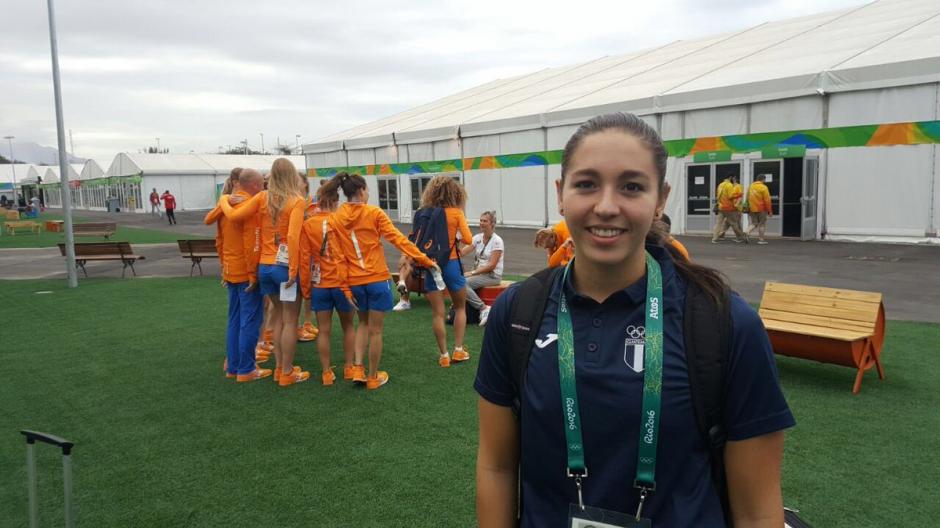 Valerie Gruest es la atleta m&aacute;s joven de la delegaci&oacute;n guatemalteca en R&iacute;o de Janeiro 2016. (Foto: COG)