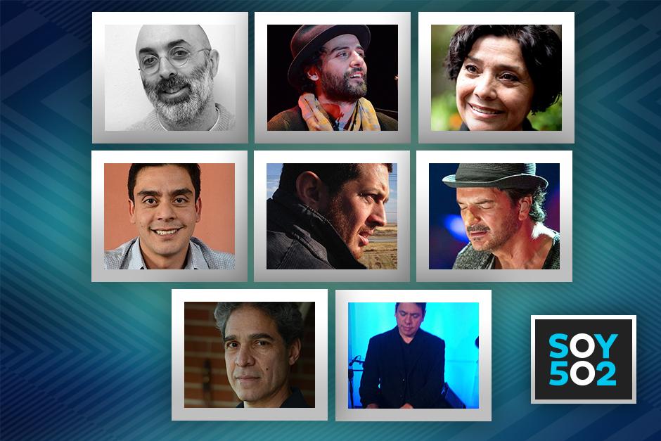 Estos son algunos de los guatemaltecos que brillaron con su arte en 2015. (Collage: Javier Marroqu&iacute;n/Soy502)&nbsp;