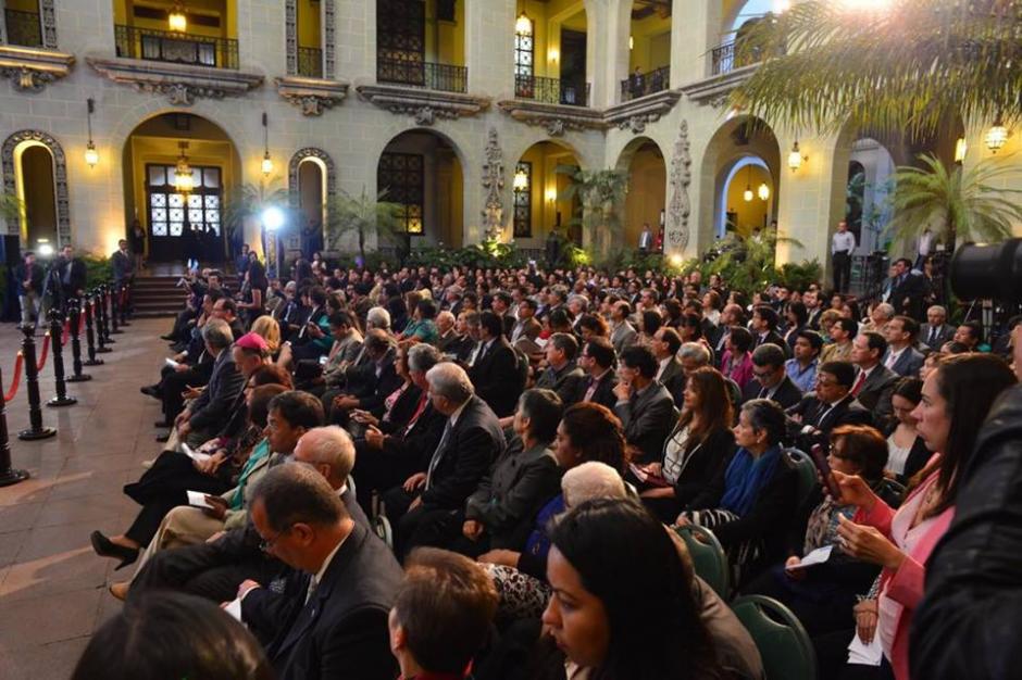 En el Palacio Nacional de la Cultura fue presentada la Estrategia contra la Desnutrici&oacute;n Cr&oacute;nica. (Foto: Jes&uacute;s Alfonso/Soy502)