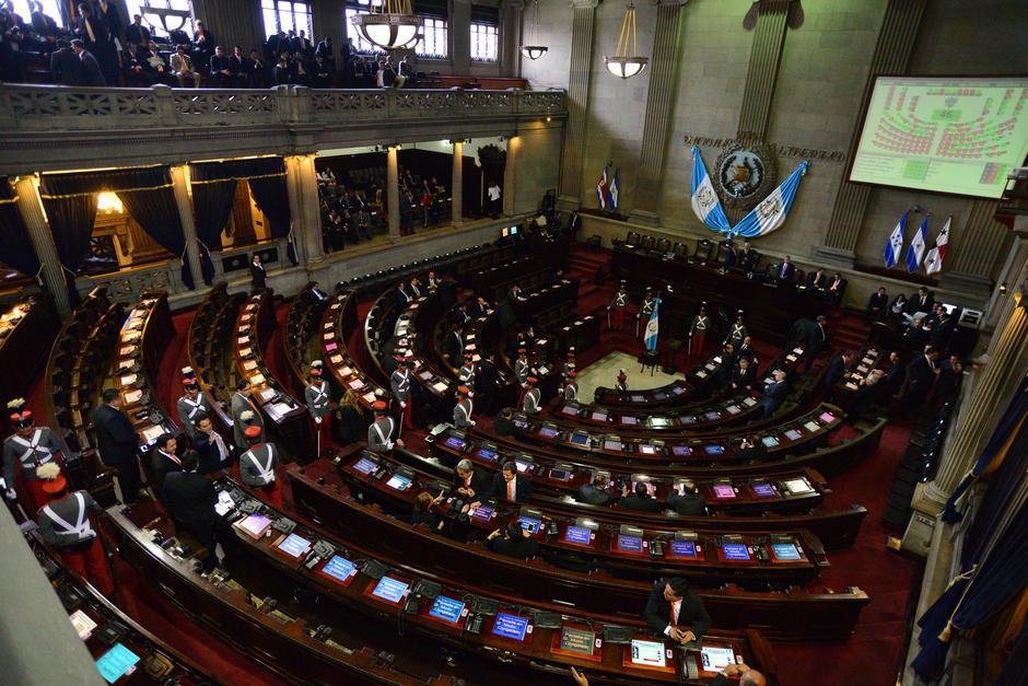 Solo 157 diputados fueron juramentados en la sesión solemne del pasado jueves. (Foto: Archivo/Soy502)