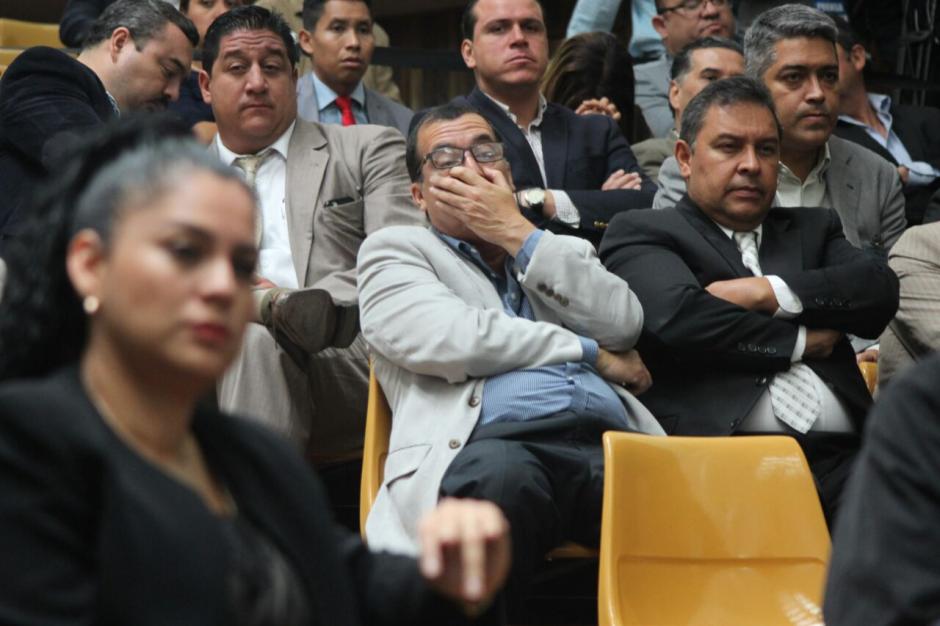 La mayoría de los sindicados en #CooptacióndelEstado fueron ligados a proceso.  (Foto: Alejandro Balán/Soy502)