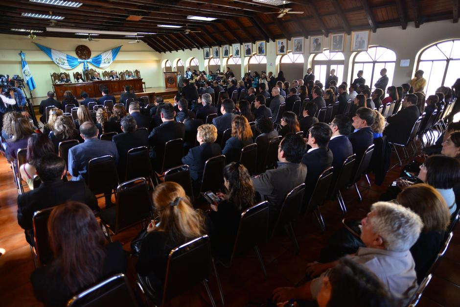 La semana pasada se llev&oacute; la vista p&uacute;blica en la que se expusieron puntos a favor y en contra de la anulaci&oacute;n del proceso de elecci&oacute;n de Magistrados a la Corte Suprema de Justicia y Salas de Apelaciones. (Foto: Wilder L&oacute;pez/Soy502)
