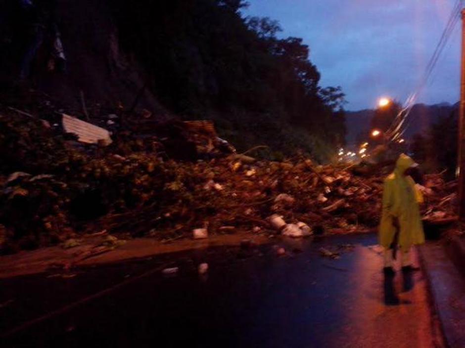 Las lluvias del fin de semana provocaron 22 incidentes en seis departamentos del pa&iacute;s. Entre ellos derrumbes, deslizamientos, inundaciones; entre otros. (Foto: Conred)
