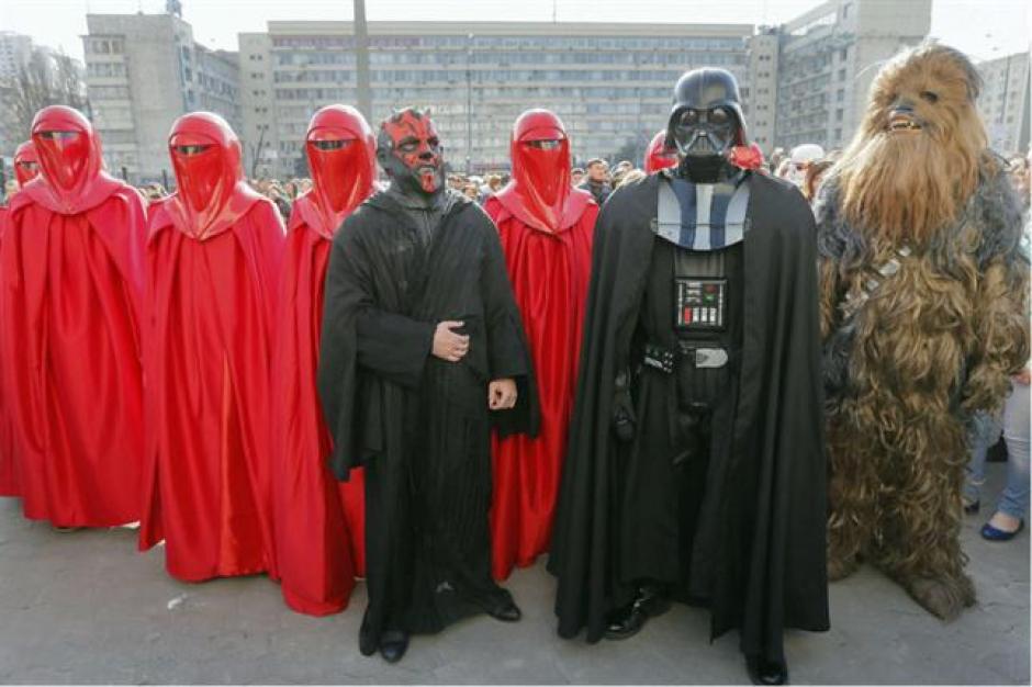 Los miembros del partido del Internet en Ucrania cambiarons sus nombres de pila por los de personajes de la Guerras de las Galaxias para contender en la elecciones al parlamento. (Foto: Ucrania News)