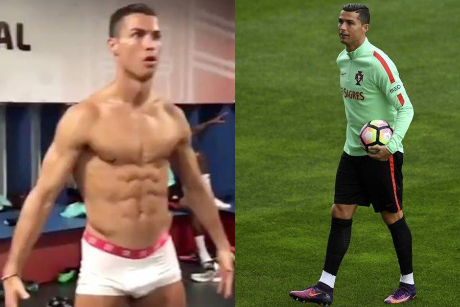 As&iacute; pos&oacute; CR7 para el Mannequin Challenge. (Foto: AFP)