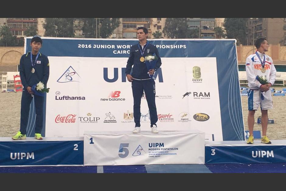 Tras los Juegos Ol&iacute;mpicos, Charles se consagr&oacute; en Egipto. (Foto: Comit&eacute; Ol&iacute;mpico Guatemalteco)