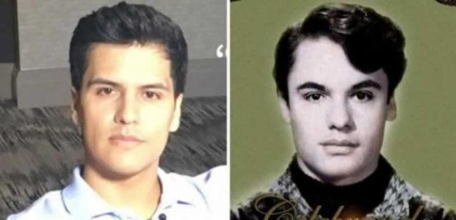 El parecido de Luis Alberto Aguilera con Juan Gabriel es asombroso. (Foto: Twitter)