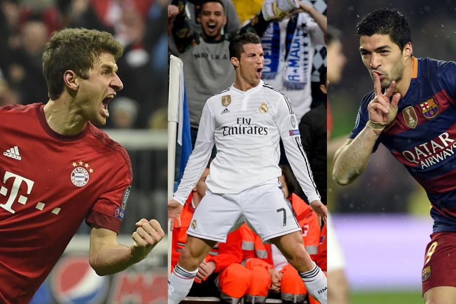 El sorteo de cuartos de final de la Champions ser&aacute; el viernes 18 de marzo a las 5 de la ma&ntilde;ana. (Fotos: AFP)