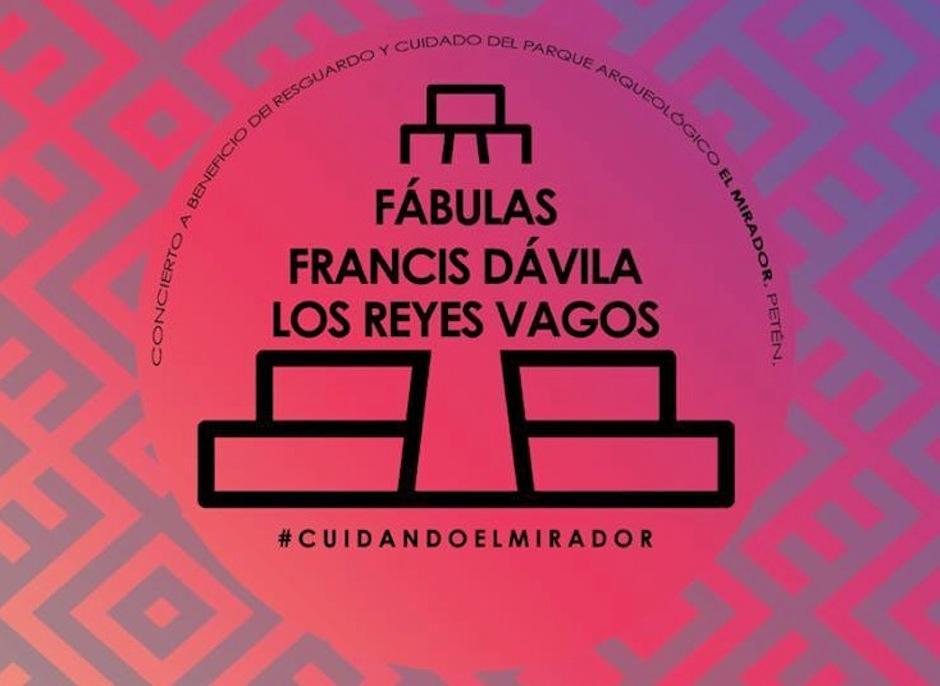 Bandas nacionales se unen para reunir fondos para continuar los descubirmientos de "El Mirador". (Dise&ntilde;o: #Cuidandoelmiradoroficial)&nbsp;