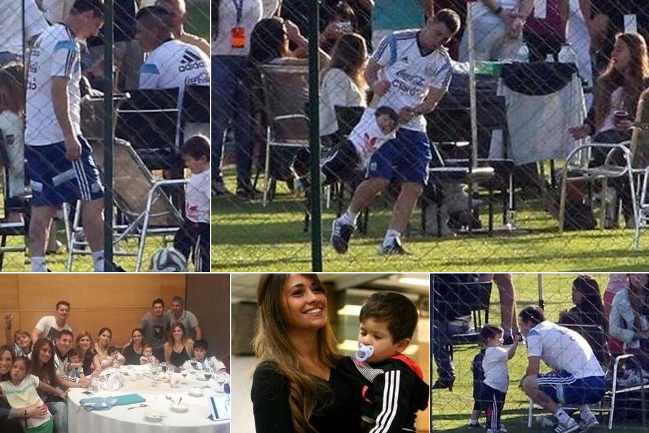 Messi celebr&oacute; su cumplea&ntilde;os 27 por adelantado junto a su familia. (Imagenes tomadas de Mundo Deportivo)