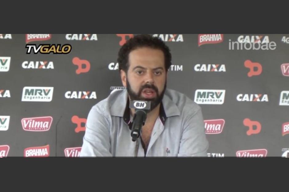 Daniel Nepomucen, presidente de Atl&eacute;tico Mineiro asegur&oacute; que su equipo no asistir&aacute; al partido contra Chapecoense. (Foto: Captura de video)