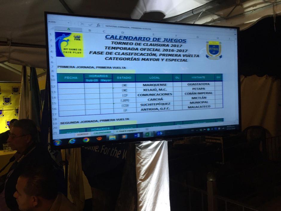 Los clubes de la Liga Nacional definieron el calendario del torneo Clausura 2017 de la Liga Nacional de F&uacute;tbol Guatemala. (Foto: Twitter)