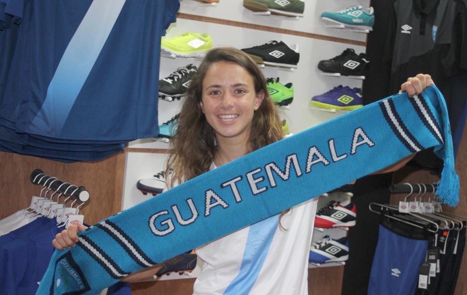 Orgullosa de ser guatemalteca, Andrade, buscar&aacute; triunfar en Chile. (Foto: Luis Barrios/Soy502)