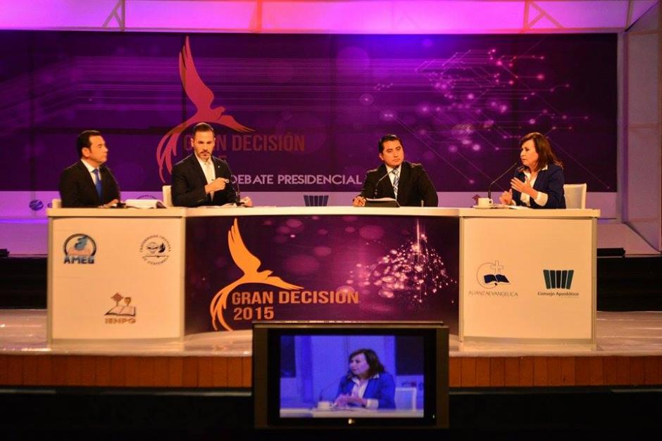 El debate Gran Decisi&oacute;n 2015 lo organiz&oacute; la Alianza Evang&eacute;lica de Guatemala y Guatevisi&oacute;n. &nbsp;(Foto: Wilder L&oacute;pez/Soy502)&nbsp;