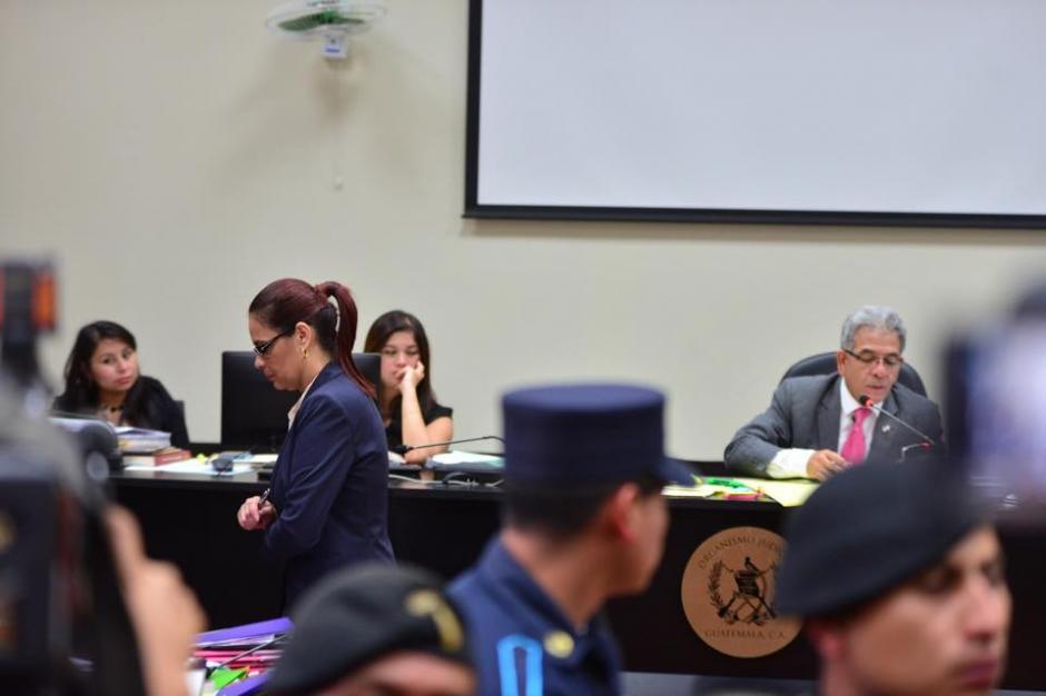 Roxana Baldetti no emitió declaración ante el Juez Miguel Ángel Gálvez y posteriormente se suspendió la audiencia. (Foto: Jesús Alfonso/Soy502)&nbsp;