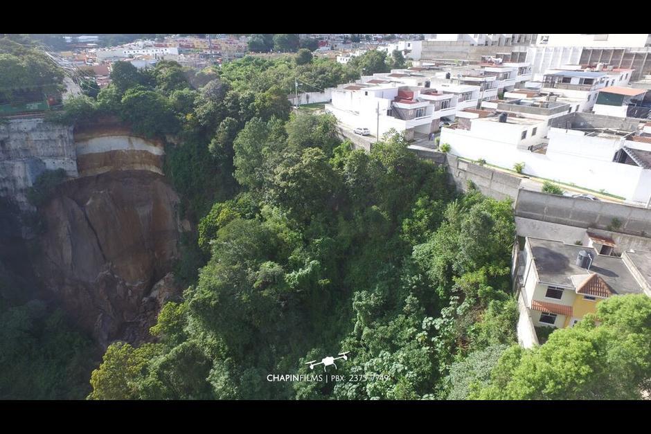 El derrumbe se registr&oacute; el 20 de octubre de 2015. (Foto: cortes&iacute;a Chapinflims)
