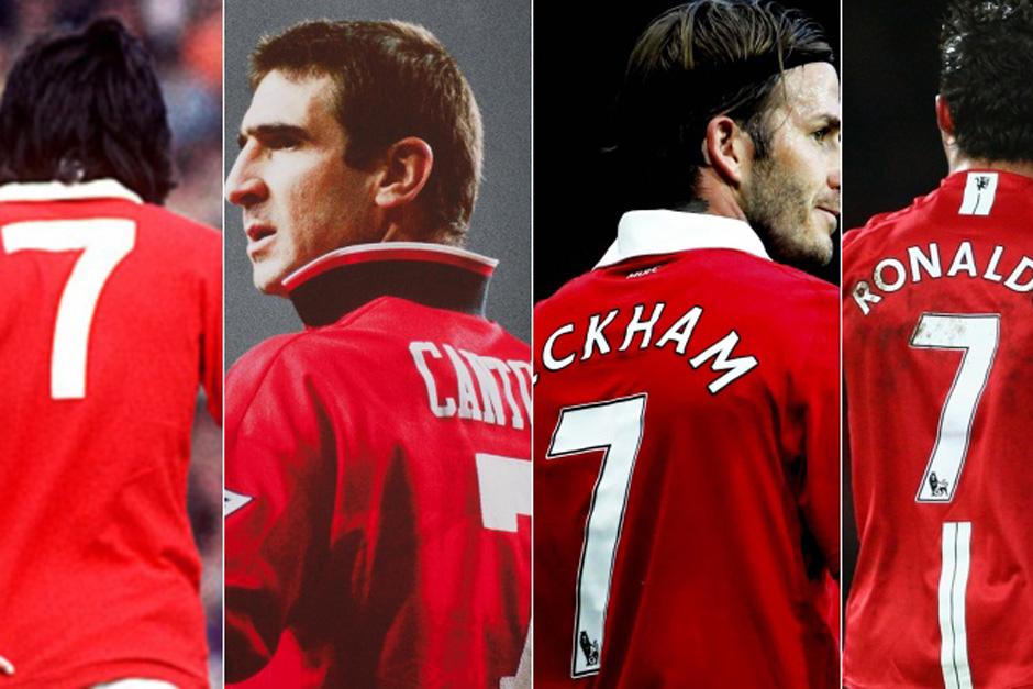 Jugadores como George Best, Cantona, Beckham y Cristiano Ronaldo han llevado el 7 que ahora corresponde a Di Mar&iacute;a. (imagen: infobae.com)