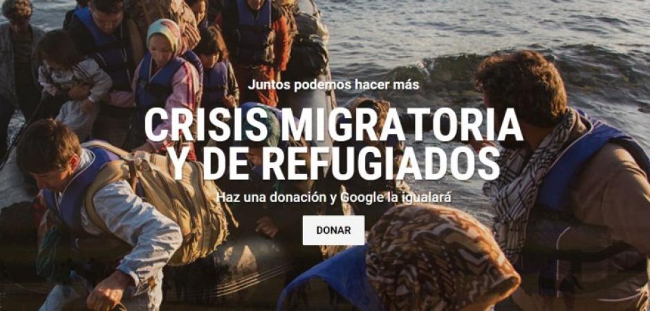 En septiembre reci&eacute;n pasado, el gigante de Internet lanz&oacute; una campa&ntilde;a de recaudaci&oacute;n de fondos para apoyar a migrantes. (Foto: Google)