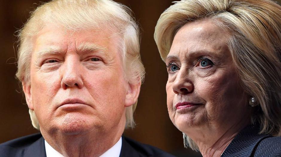 La contienda entre Trump y Clinton es re&ntilde;ida. (Foto: hondudiario.com)