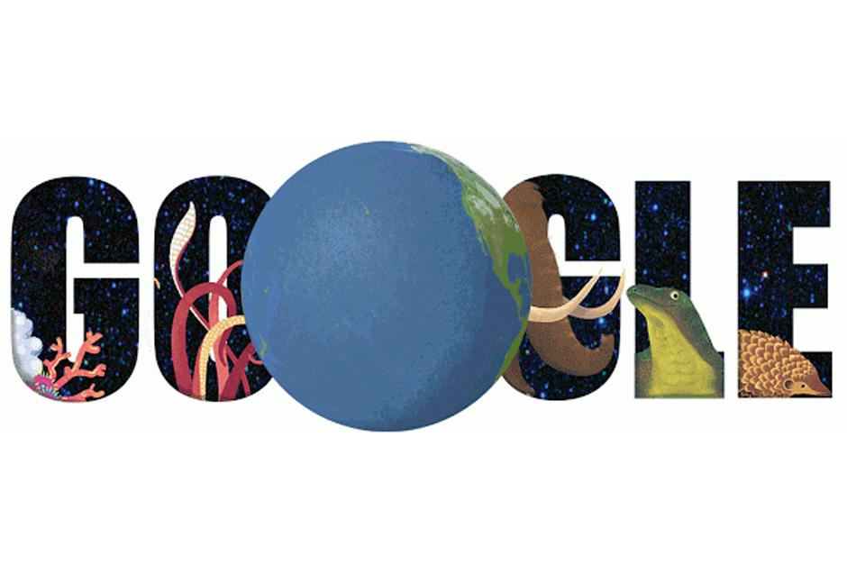 El doodle por el D&iacute;a de la Tierra. (Imagen Google)