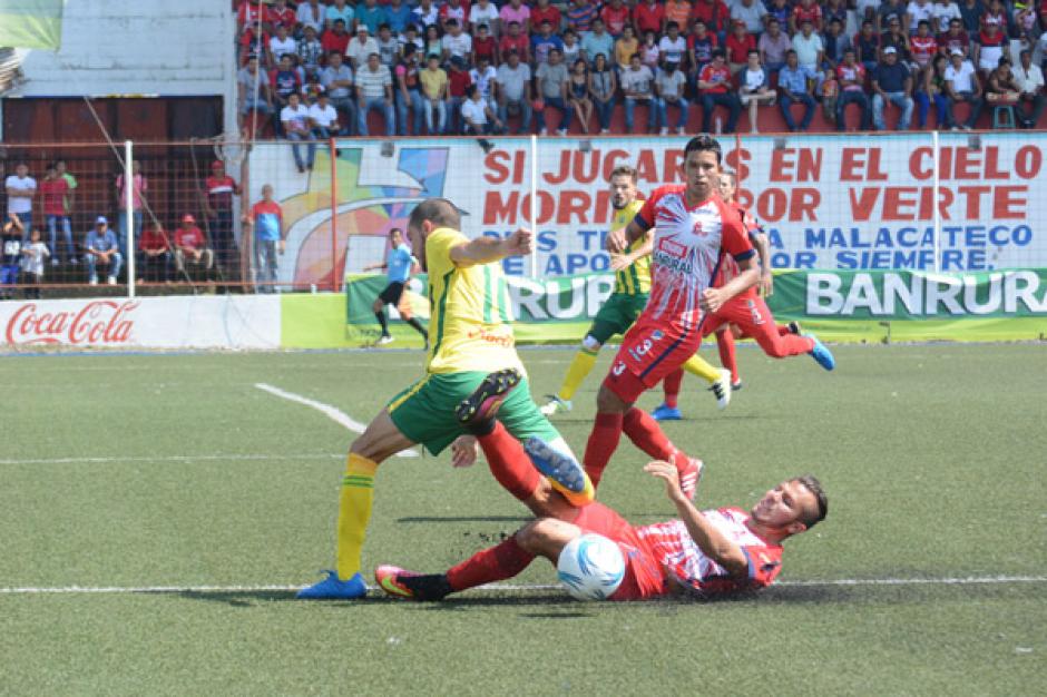 El juego de ida termin&oacute; con un 1-0 a favor de Malacateco y el de vuelta sin anotaciones. (Foto: Nuestro Diario)