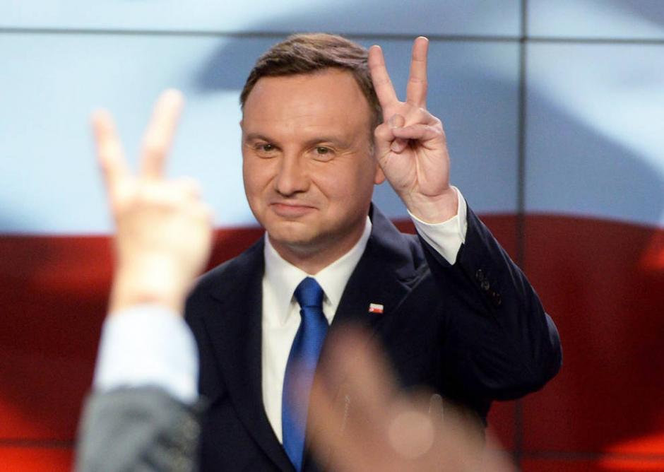 Andrzej Duda, es el favorito para ganar las elecciones presidenciales en Polonia con un peque&ntilde;o porcentaje. (Foto: AFP)&nbsp;