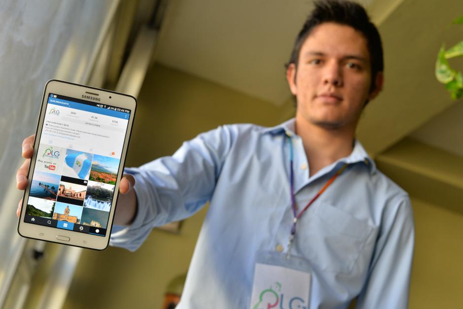 Jorge Aldana es una de las mentes detrás de "Qué Linda Guate". Él es uno de los Embajadores Digitales de Turismo. (Foto: Wilder López/Soy502) 