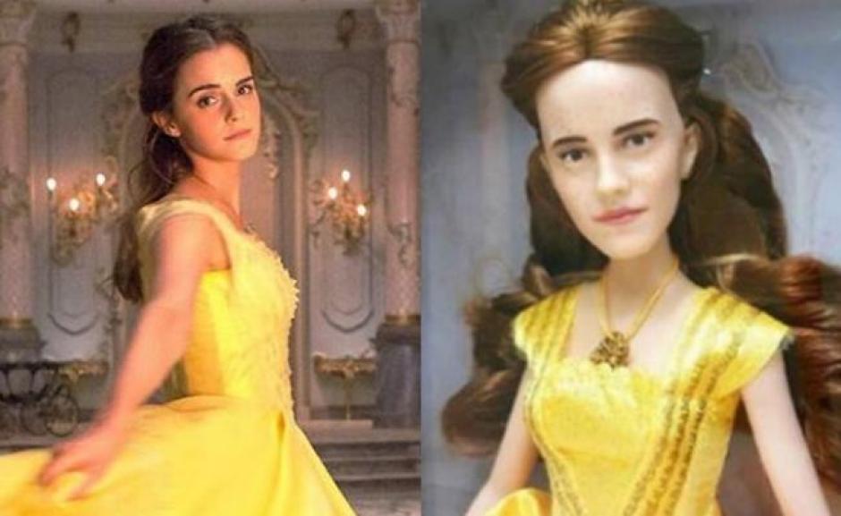 Artista de pintura le hace cambios a la mu&ntilde;eca de La Bella, inspirada en la actriz Emma Watson. (Foto: El Universal)