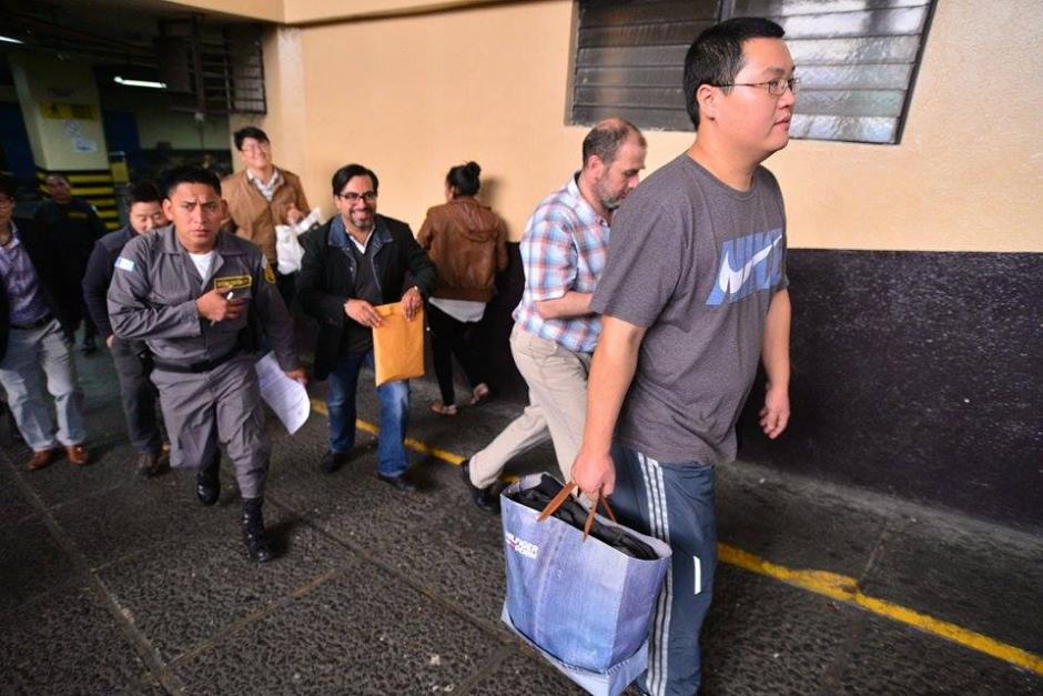 Los empresarios fueron ligados a proceso pero recuperaron su libertad tras pagar medidas sustitutivas. &nbsp;(Foto: Wilder L&oacute;pez/Soy502)&nbsp;