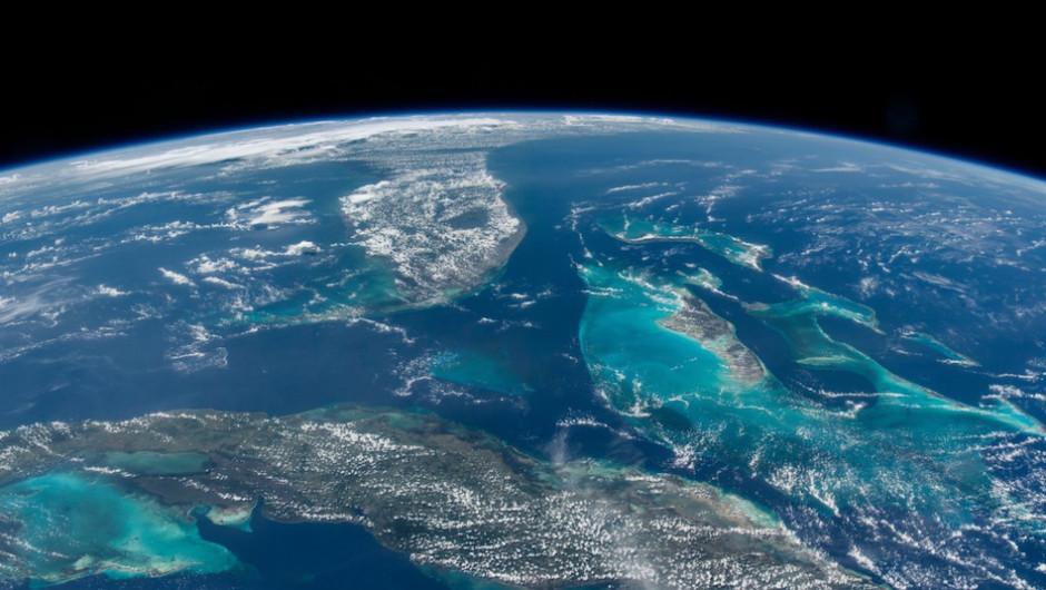 Cuba, Bahamas, Florida y el golfo de M&eacute;xico lucen as&iacute; desde el espacio. (Foto: Jeff Williams/NASA)