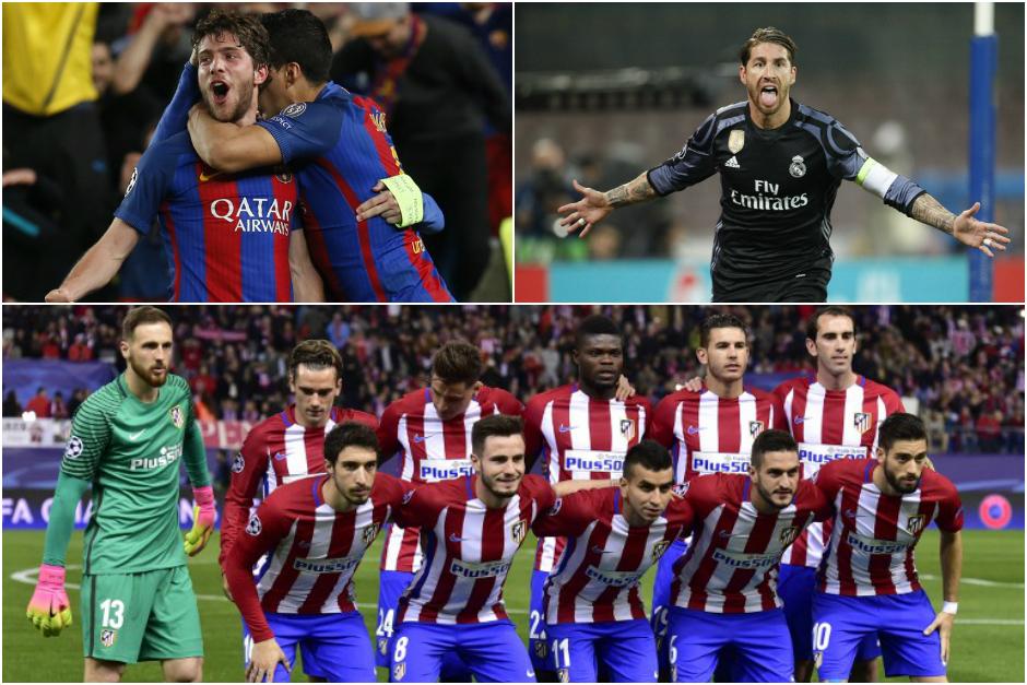 Los equipos espa&ntilde;oles tendr&aacute;n un abril complicado en La Liga y la Champions. (Foto: AFP)