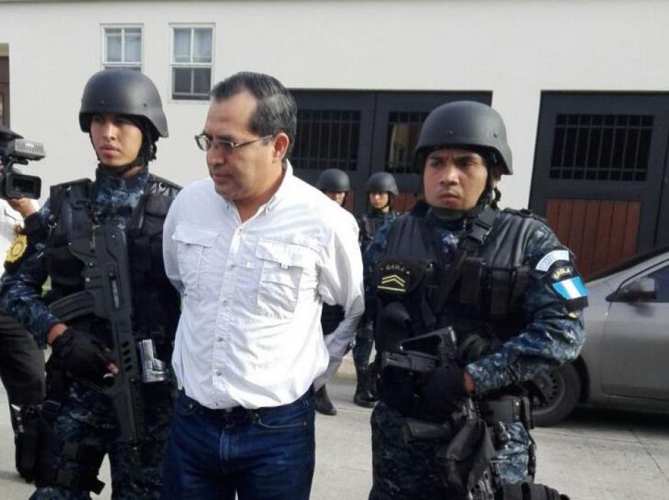 El exministro de Agricultura Elmer L&oacute;pez fue capturado en Mixco. (Foto: PNC)