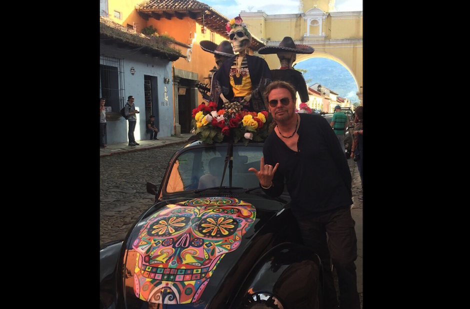 Fher, vocalista de la agrupaci&oacute;n de rock mexicana Man&aacute;, se encuentra disfrutando en tierras guatemaltecas. (Foto: Man&aacute; oficial)&nbsp;